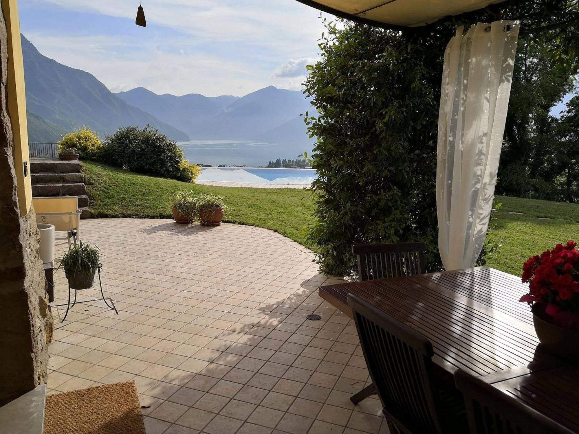 Villa In Pisogne With Pool Garden And Lake View Exterior photo